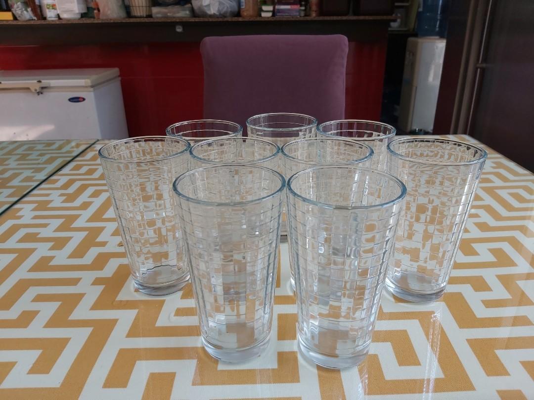 9 pieces of coffee glass cup furniture home living kitchenware tableware water bottles tumblers on carousell