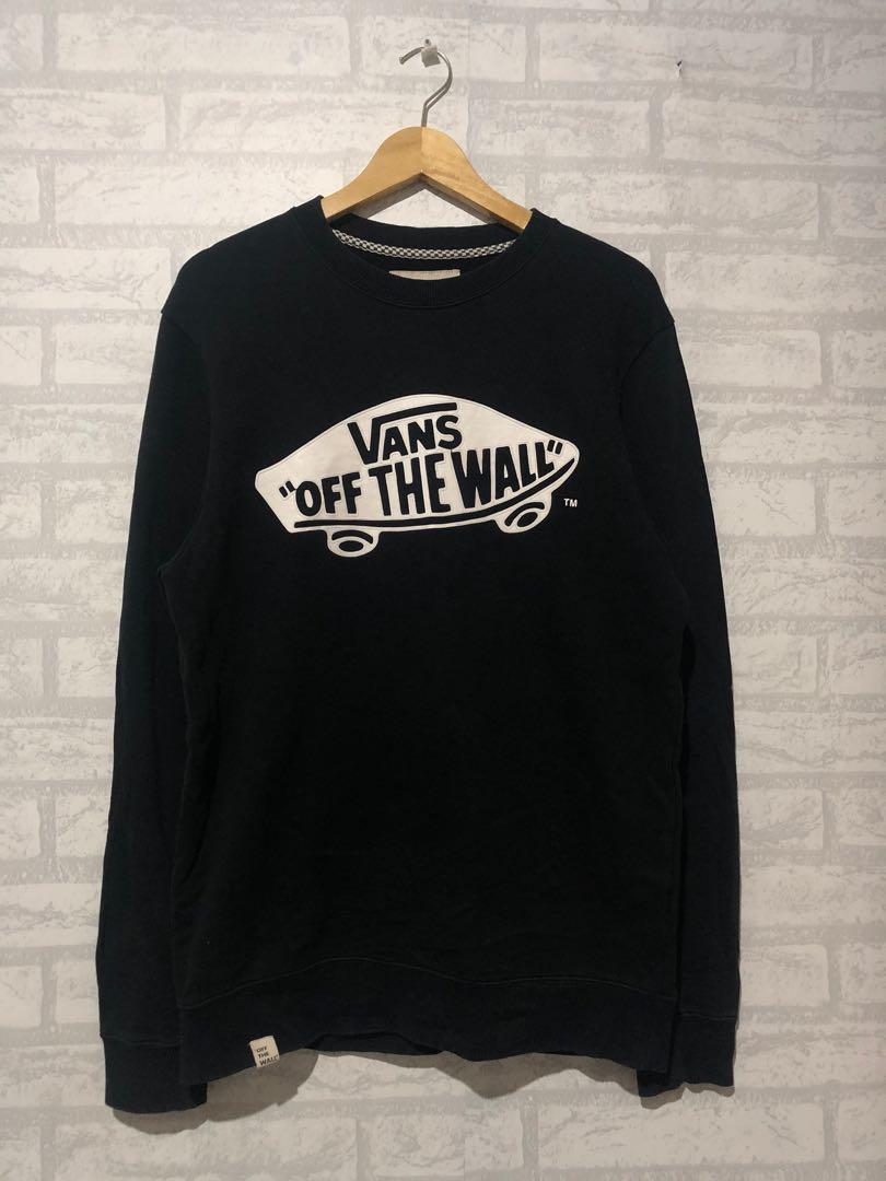 Crewneck VANS Original, Fesyen Pria 
