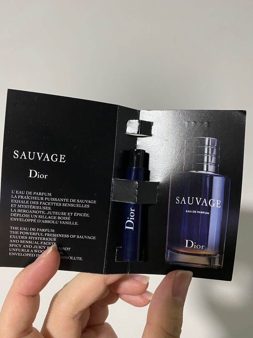 DIOR Sauvage perfume sample 1ml, Beauty & Personal Care