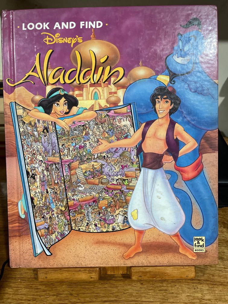 Disney Aladdin Look and Find book, Hobbies &amp; Toys, Books &amp; Magazines ...