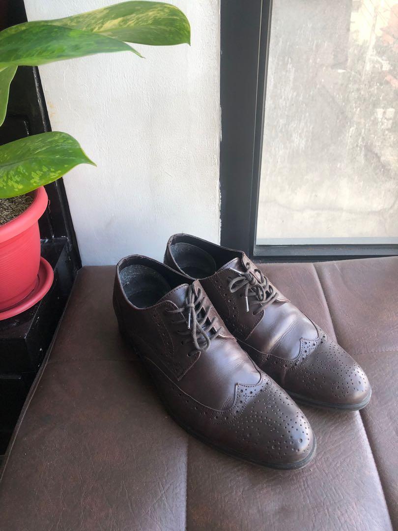 dune mens brown shoes