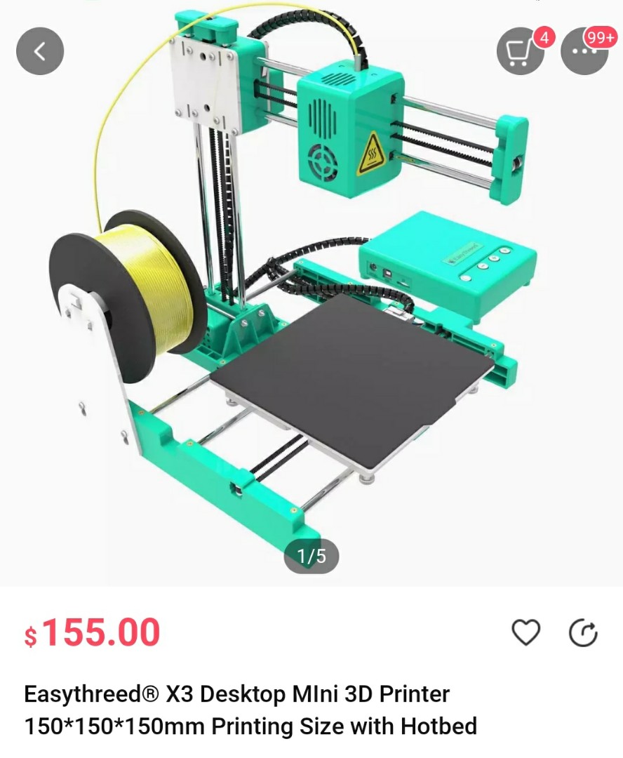 EasyThreeD X3 3D printer, Computers & Tech, Printers, Scanners