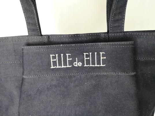 Elle De Elle Black Canvas Handbag Women s Fashion Bags Wallets Tote Bags on Carousell