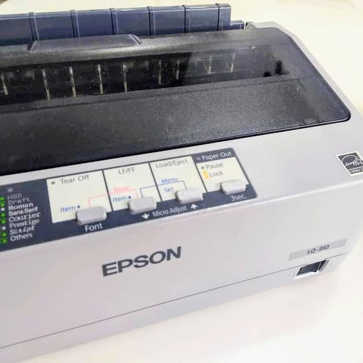 EPSON LQ-310 Mesin Pencetak Hitam Putih Dot Matrik / Dot Matrix Printer