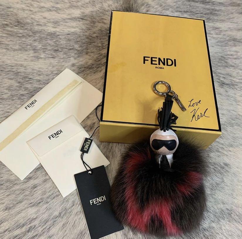 Karl fendi keychain top