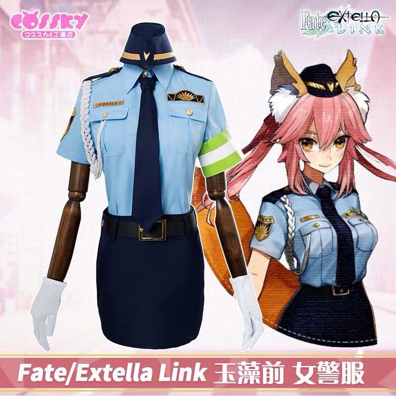 Fgo 玉藻前cosplay性感警服情趣私影 女裝 女裝裙 Carousell