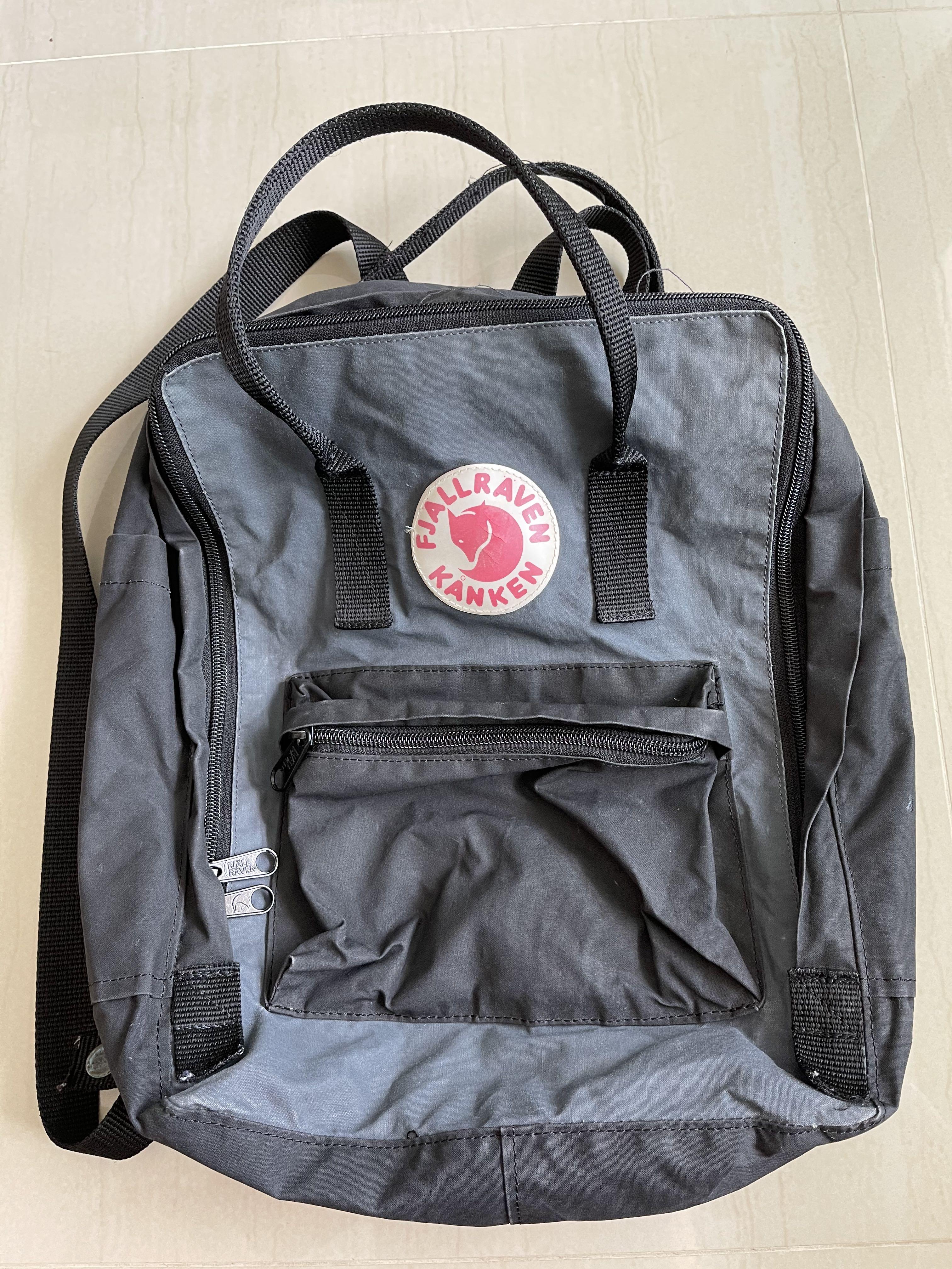 kanken backpack dark grey