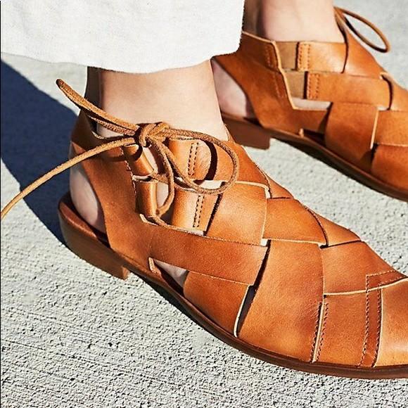 Free people woven flats hotsell