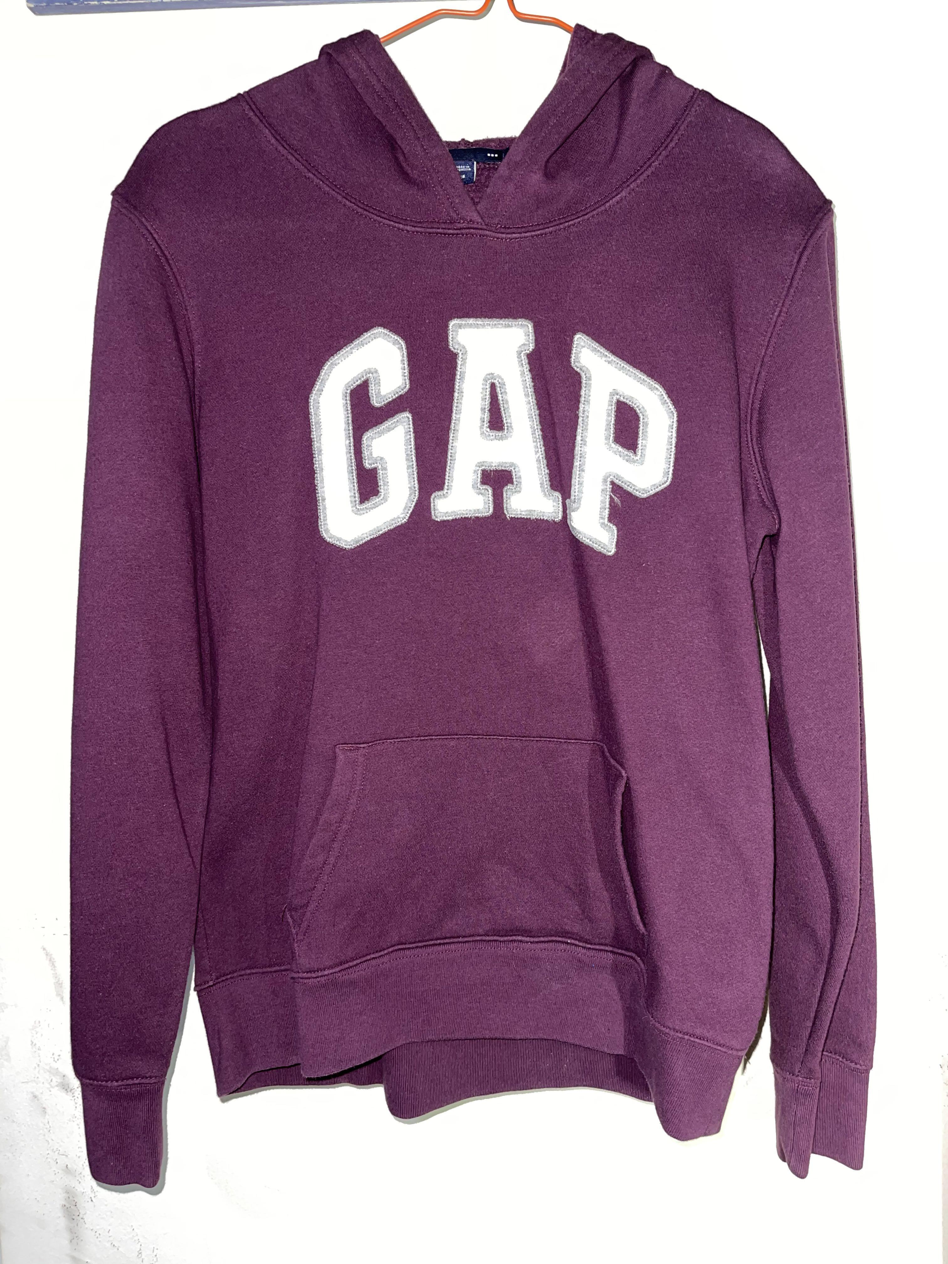 GAP Hoodie (warna maroon-ungu) (bisa shopee), Fesyen Wanita, Pakaian  Wanita, Baju Luaran di Carousell