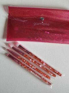Glamierre Pink Luxe Glitter Eye Brush Set