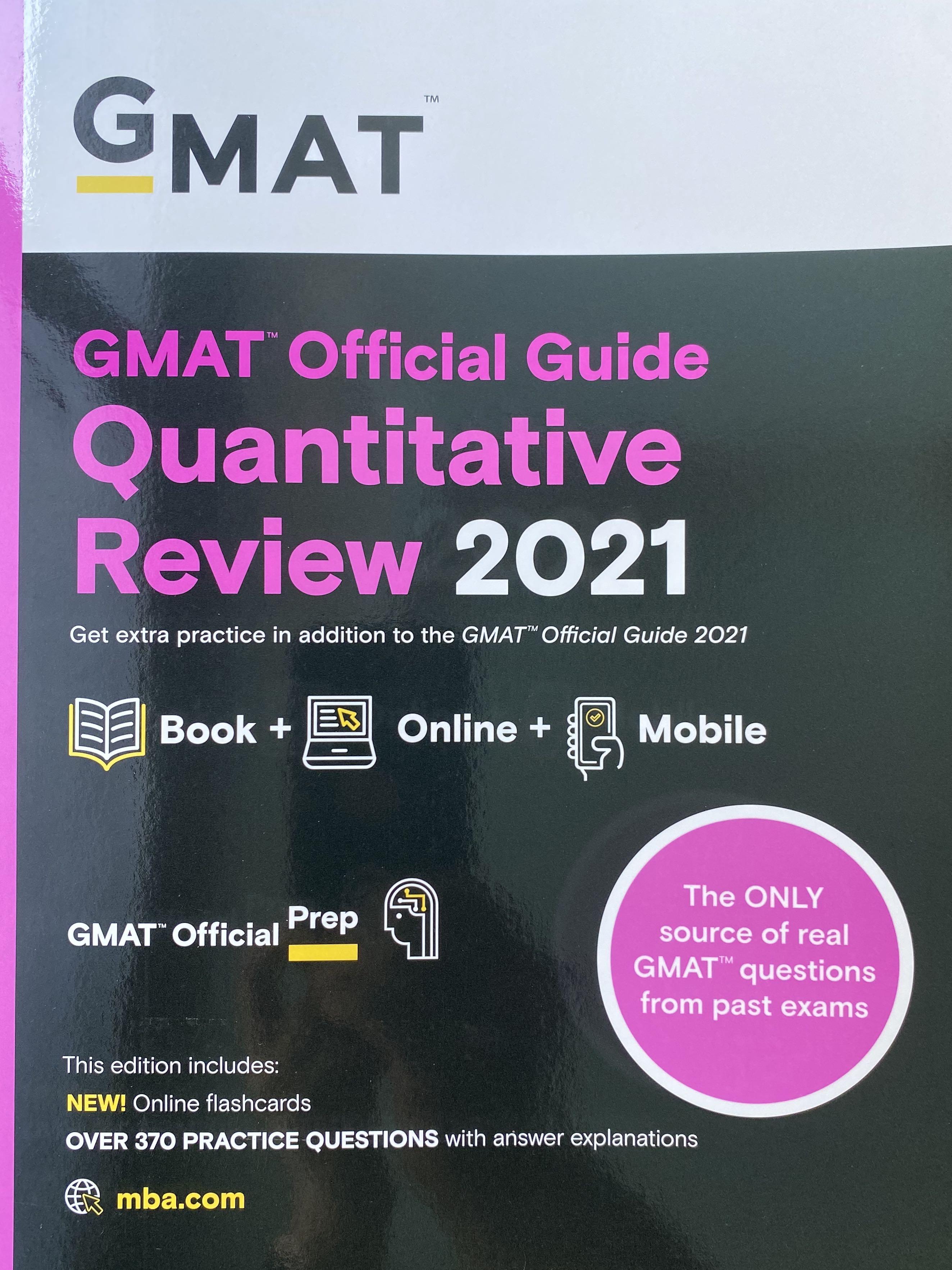 GMAT official guide 2021, Hobbies & Toys, Books & Magazines, Assessment ...