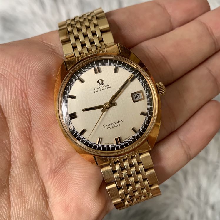 Gold seamaster omega store