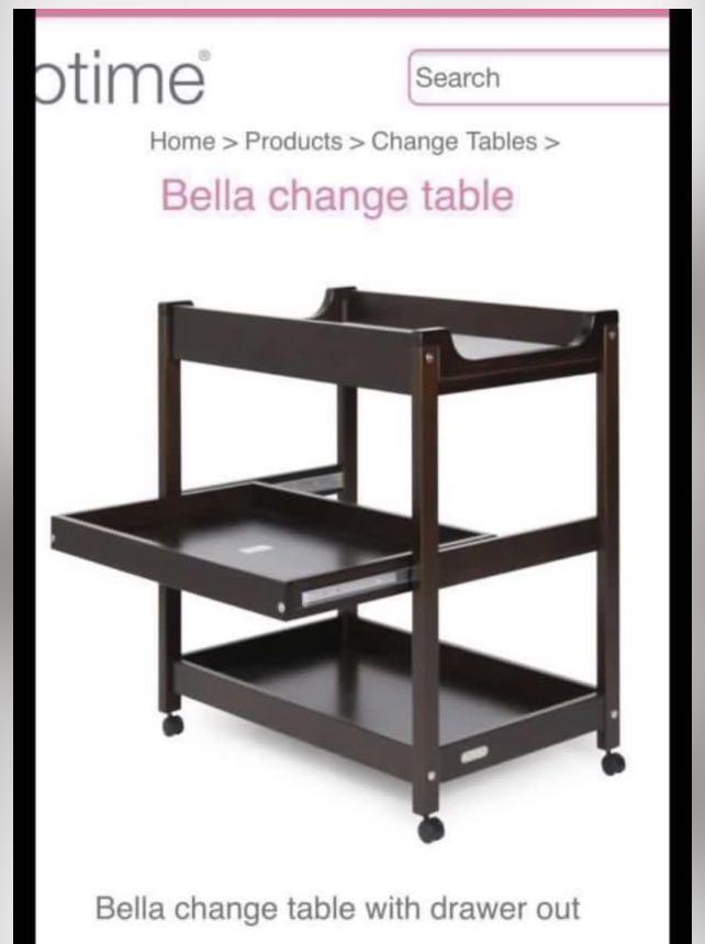 Grotime bella top change table