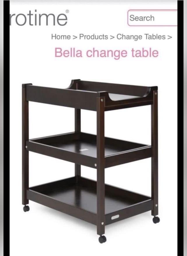 Grotime Bella changing table, Babies & Kids, Bathing & Changing