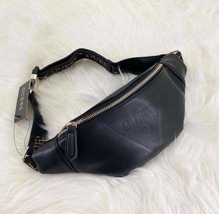 guess leather fanny pack