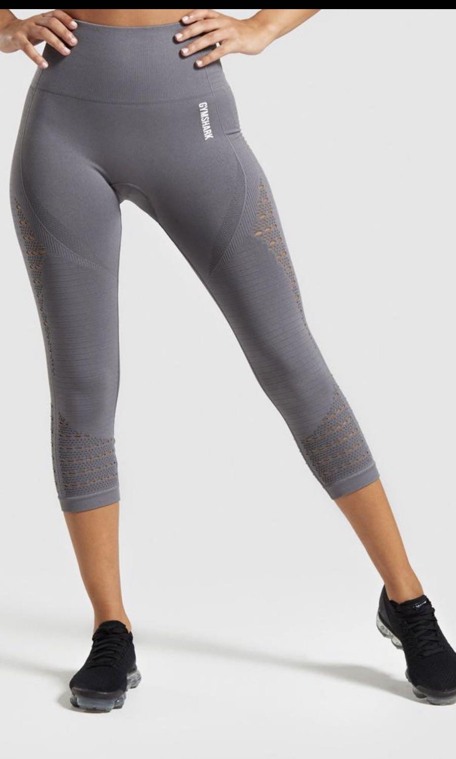 Gymshark Energy Seamless Cropped Leggings, Size S, Women's Fashion,  Activewear on Carousell