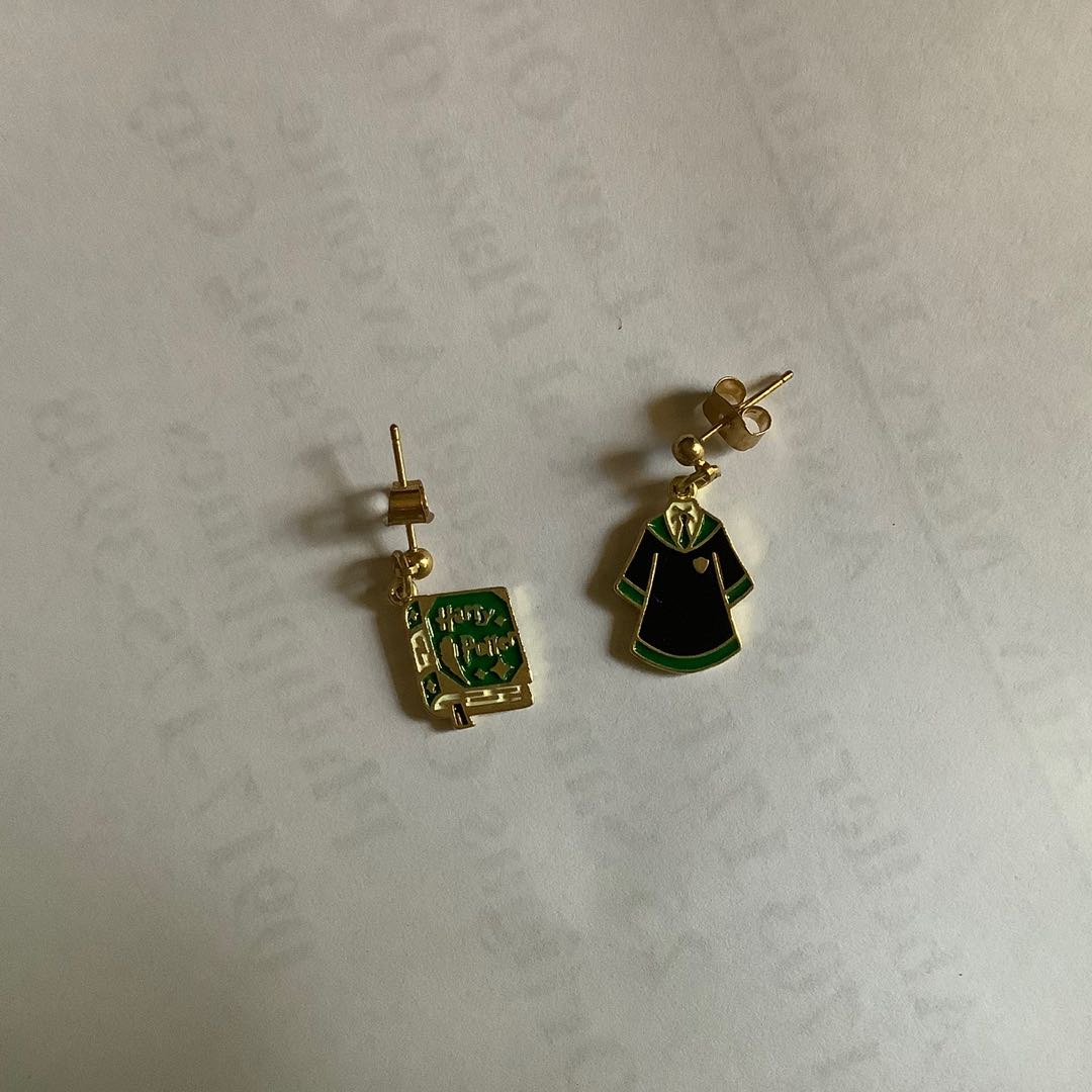 Harry Potter Slytherin earrings