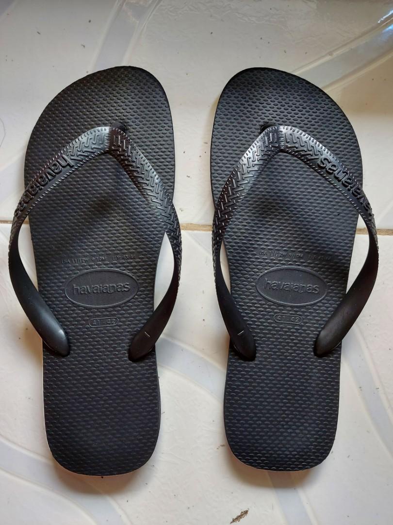 Plain black havaianas discount