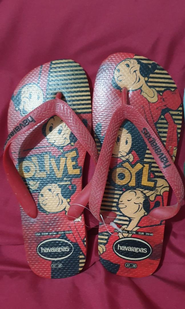Havaianas Popeye Slippers Women s Fashion Footwear Slippers and slides on Carousell