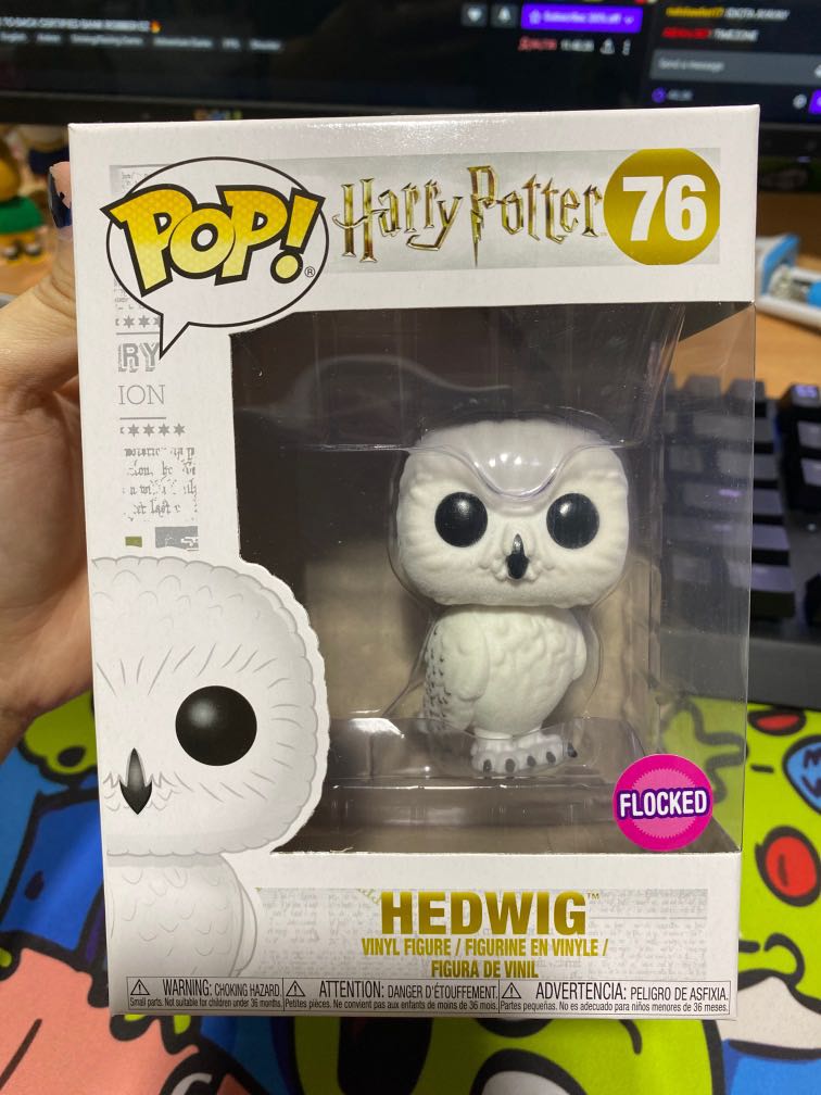 hedwig funko pop flocked