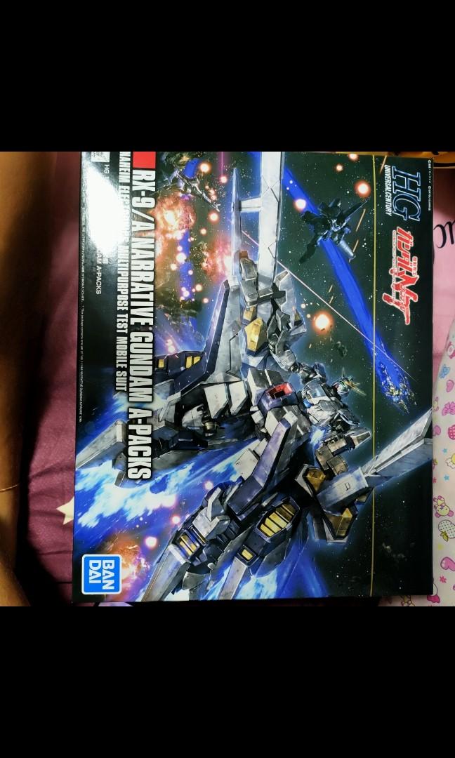Hg Narrative Gundam A Pack And B Pack Hobbies Toys Toys Games On Carousell