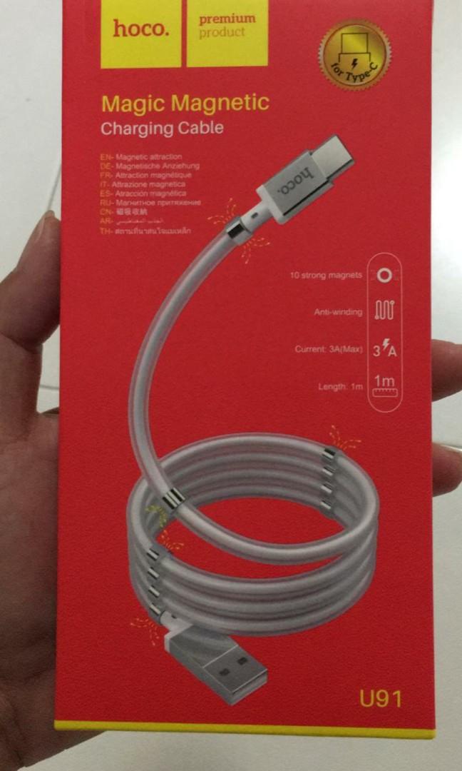 Hoco mangetic cable type c, Mobile Phones & Gadgets, Mobile & Gadget ...