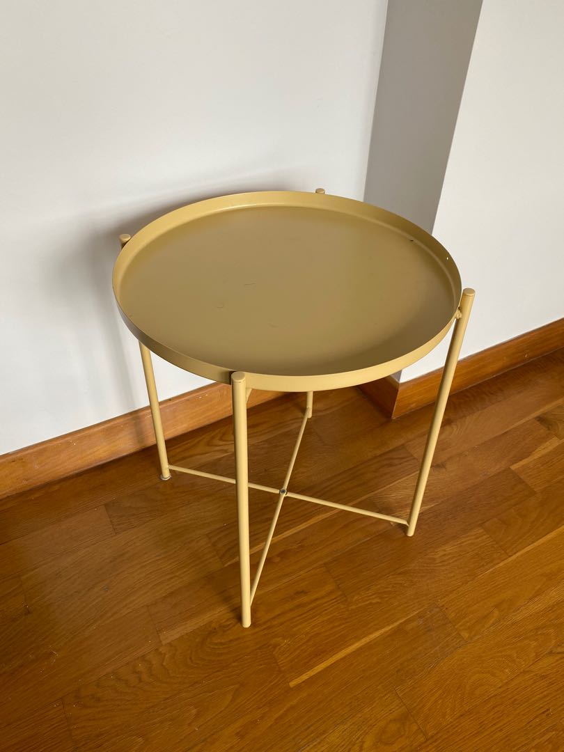 Ikea Round Metal Side Table, Furniture & Home Living, Furniture, Tables