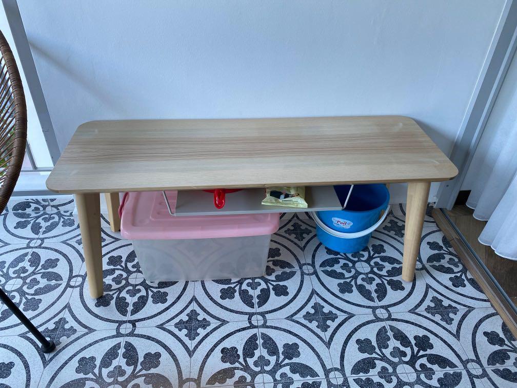 Ikea solid wood TV Console, Furniture & Home Living, Furniture, Tables