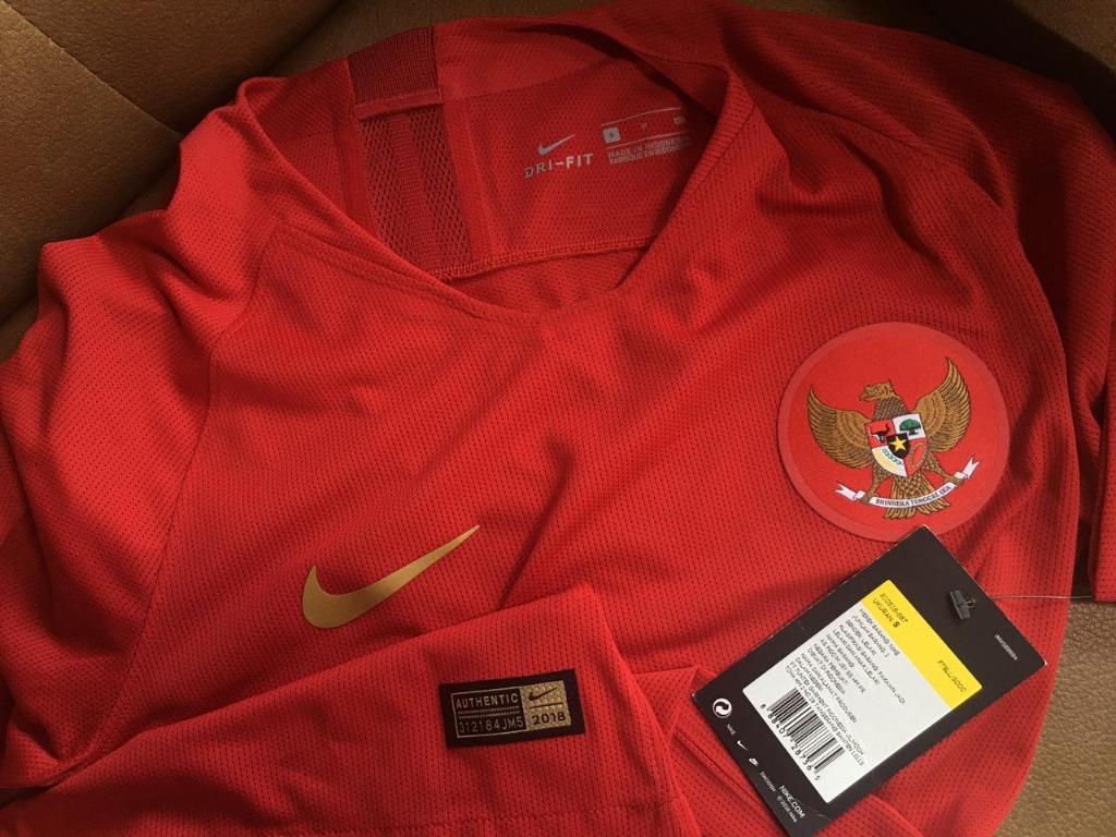 ganancia Credencial Stevenson Indonesia Authentic Nike Home Jersey 2018 Player Issue, Men's Fashion,  Activewear on Carousell