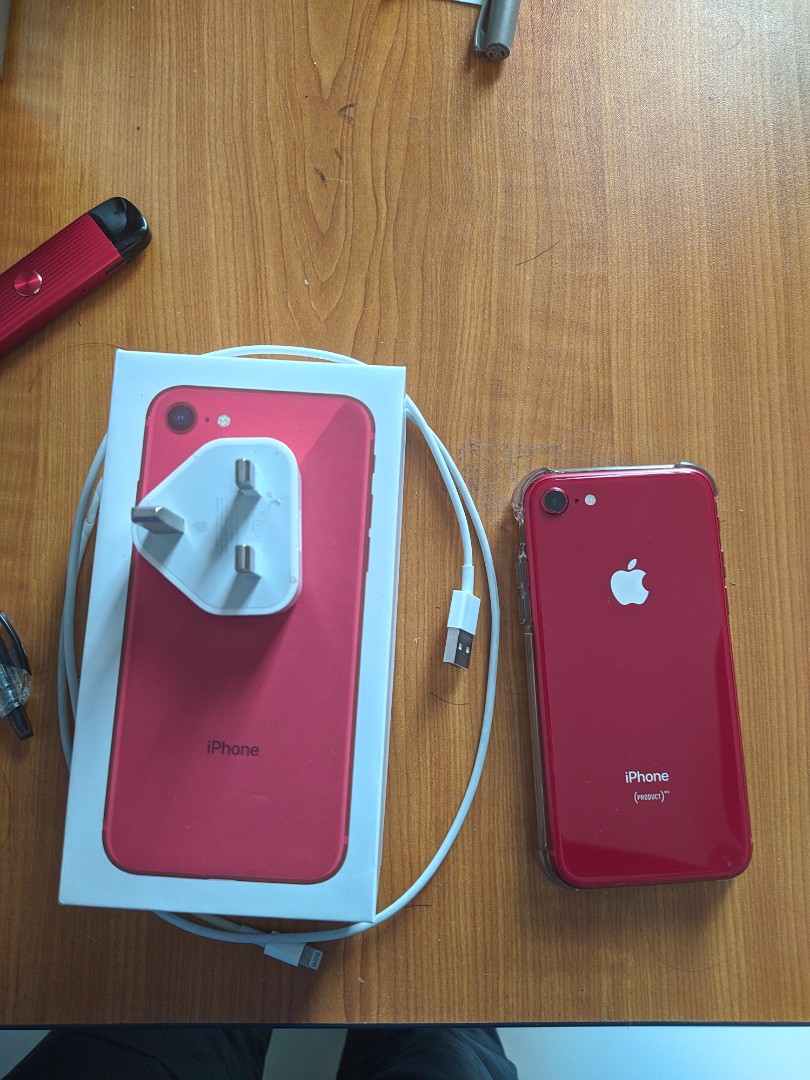 Iphone 8 Product Red 64gb Myset Mobile Phones Tablets Iphone Iphone 8 Series On Carousell