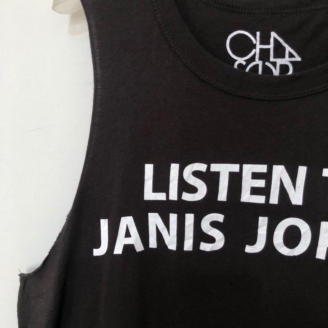 Janis Joplin Muscle Tank Top (Category: Sleeveless) located in Bacolod City. Submitted by lookgoodforlessph (Listing ID 1077955257, Image 2). Description: Fits Semi L.