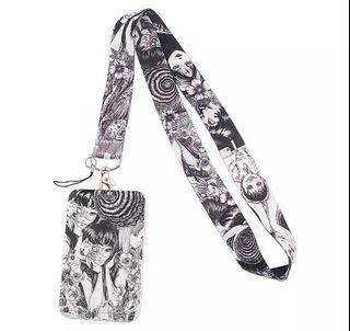 Junji Ito keycard holder lanyard