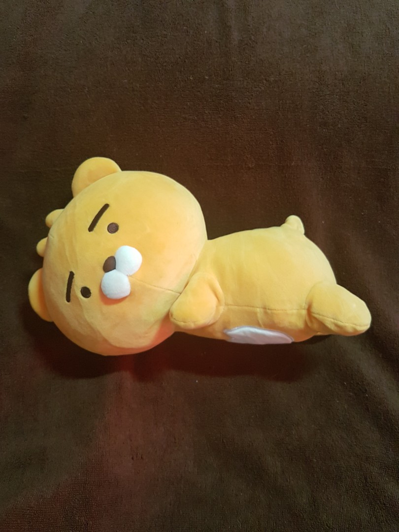 Kakao Friends Ryan the Lion Laying Plush Marshmallow Soft Toy