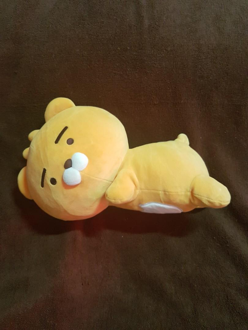 Kakao Friends Ryan the Lion Laying Plush Marshmallow Soft Toy