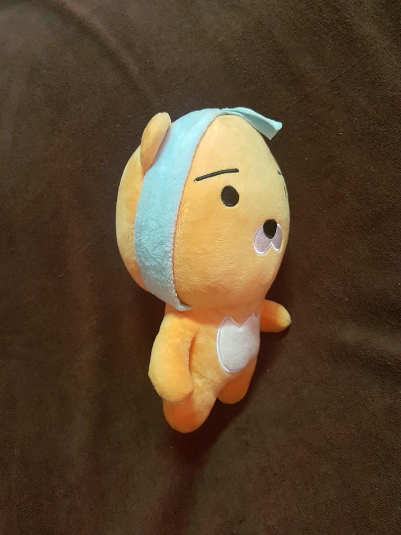 Kakao Friends Ryan the Lion With Headband Beanie Plush Soft Toy