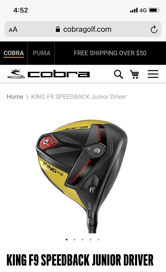 Cobra king f9 speedback junior driver Clearance