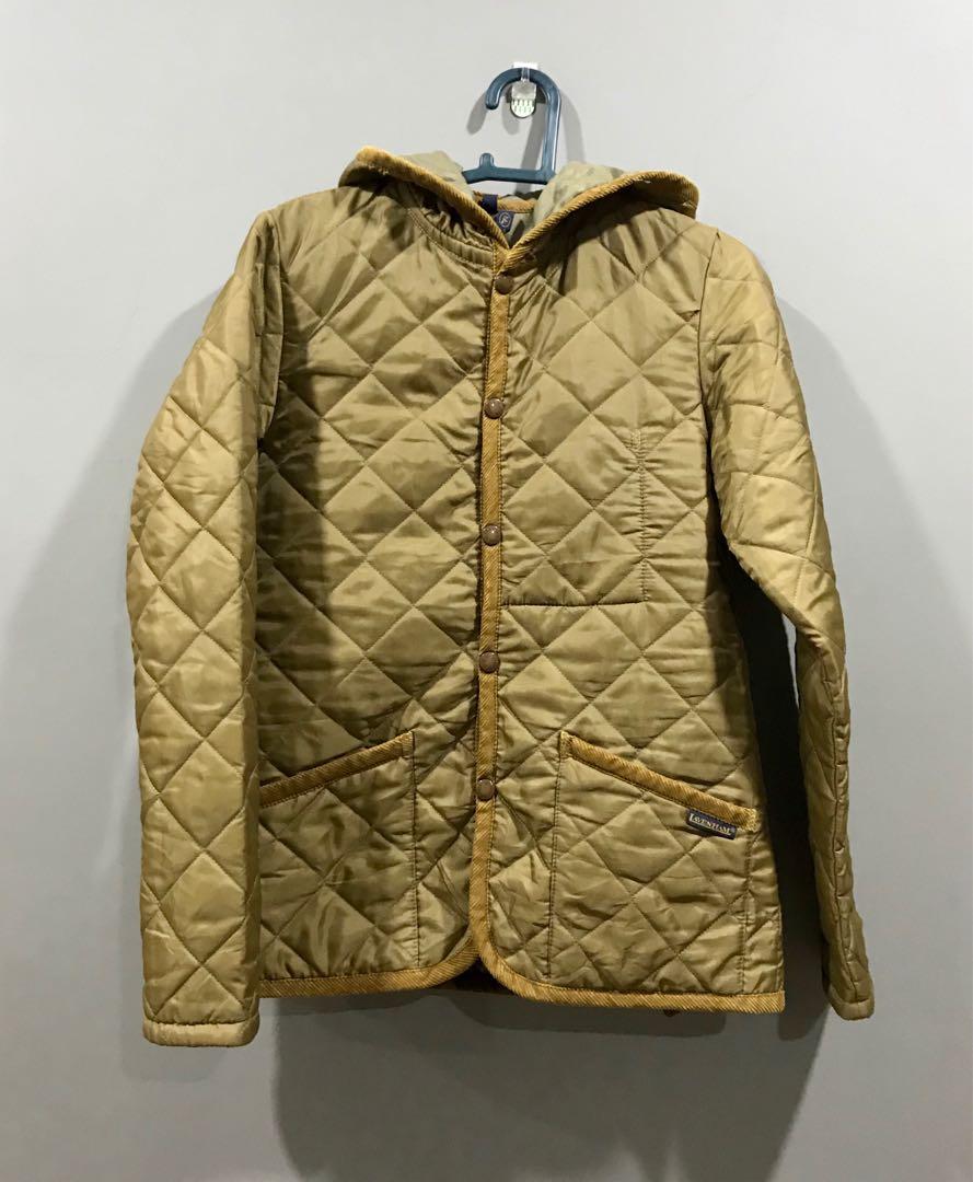 Vintage 90s Lavenham Quilted hooded jacket Made In England, Men