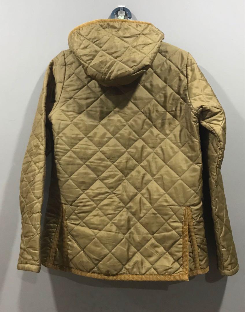 Vintage 90s Lavenham Quilted hooded jacket Made In England, Men
