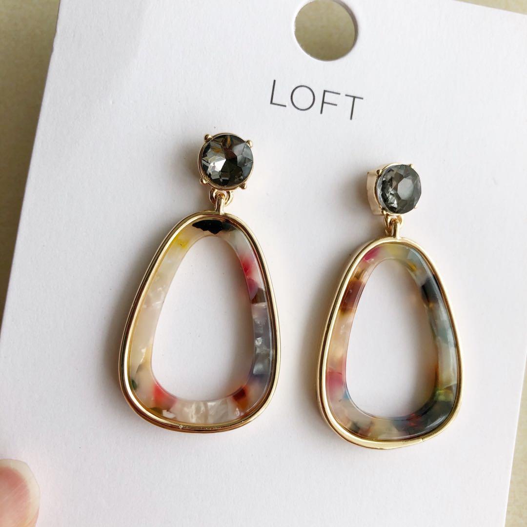 Loft shop resin earrings