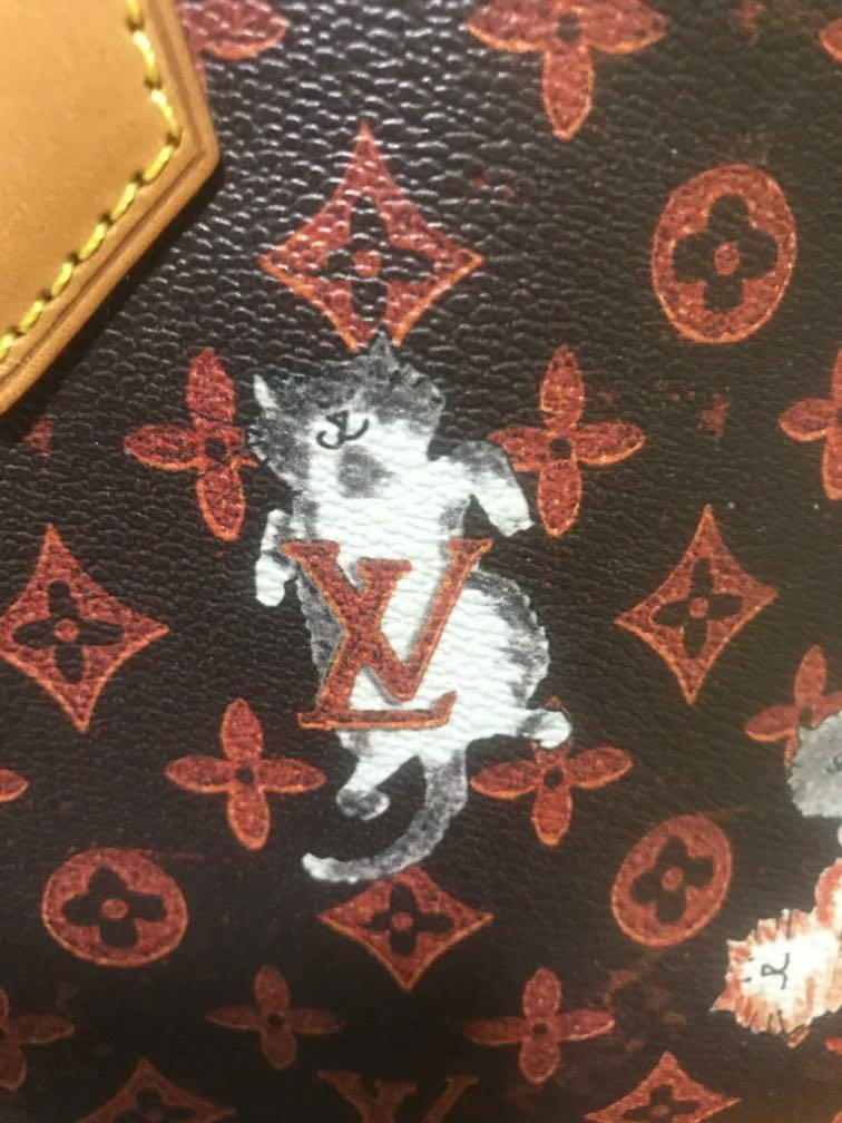 Louis Vuitton Limited Edition Cat LV Speedy 30, Luxury, Bags & Wallets on  Carousell