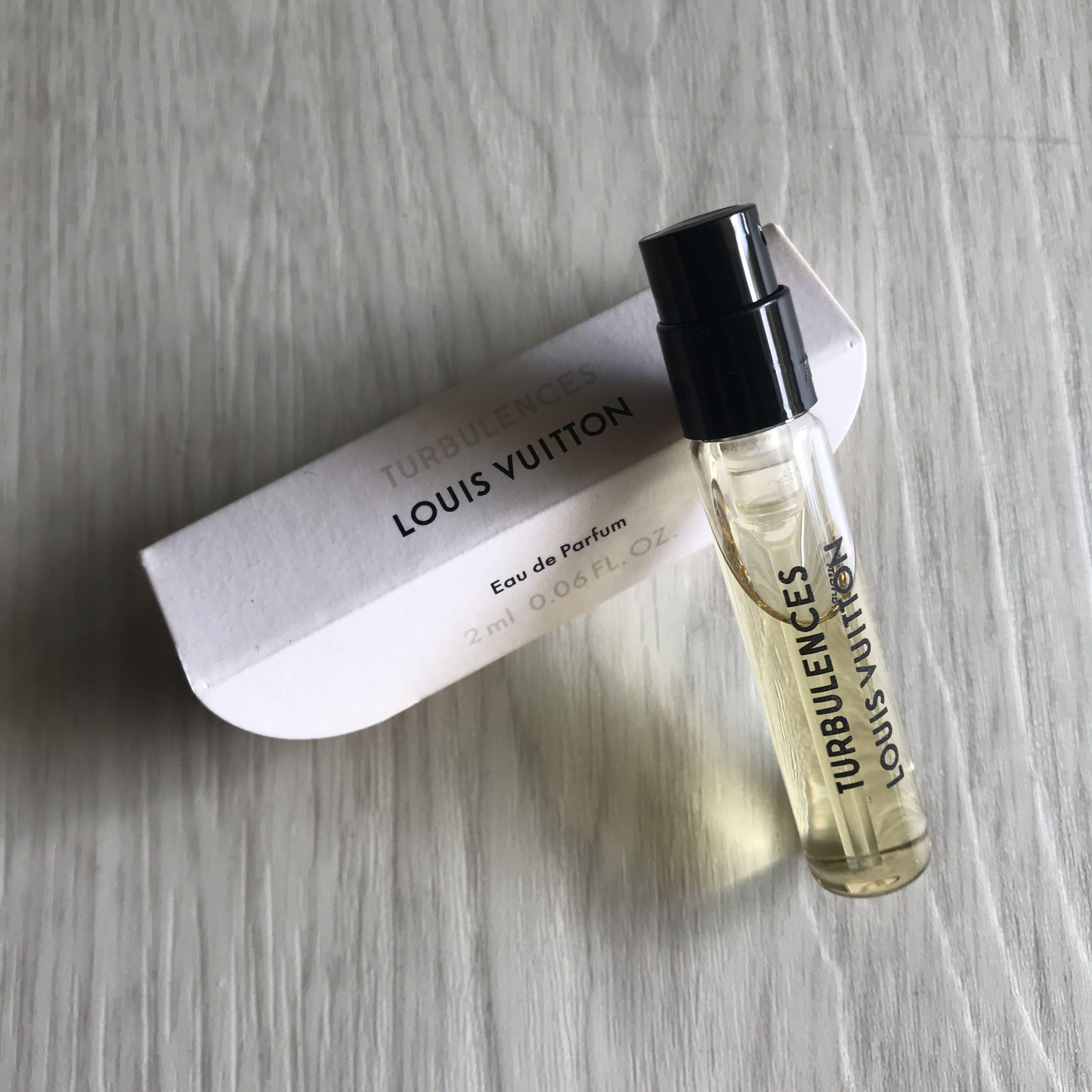 Louis Vuitton fragrance samples set of three 2ml 0.06 fl oz each for