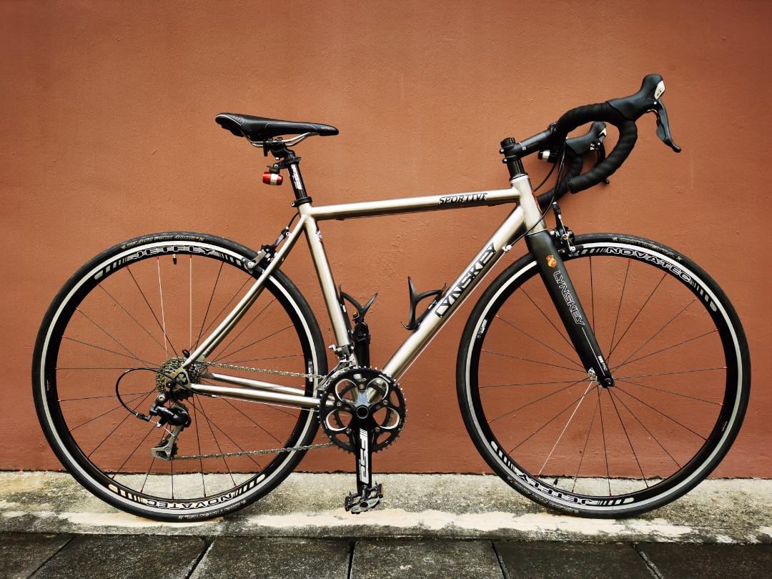 giant titanium road bike