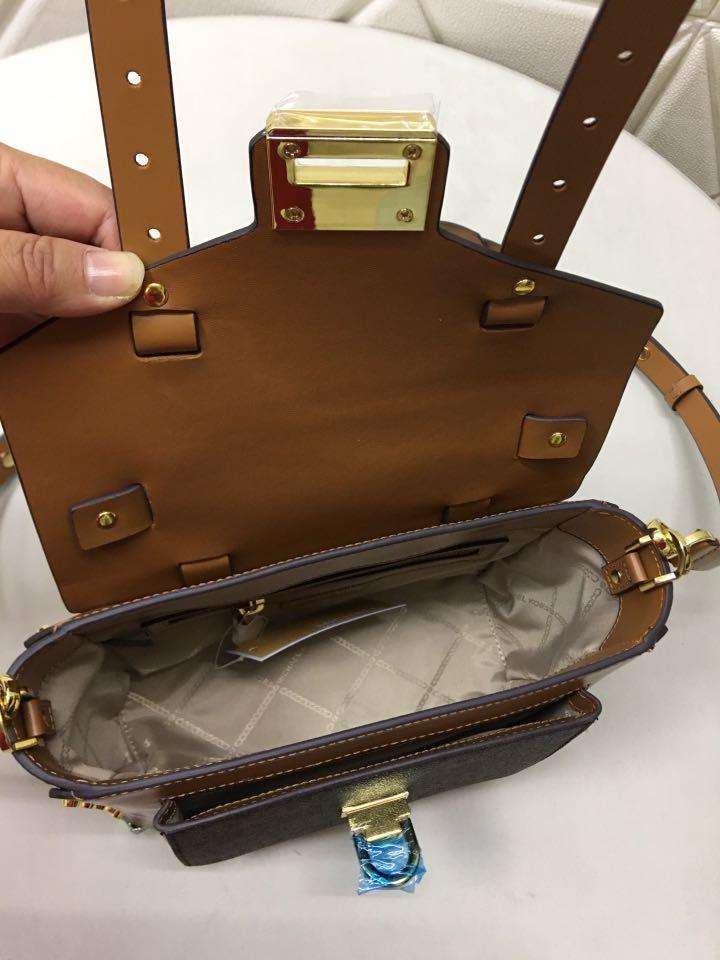 Michael kors discount manhattan leather crossbody