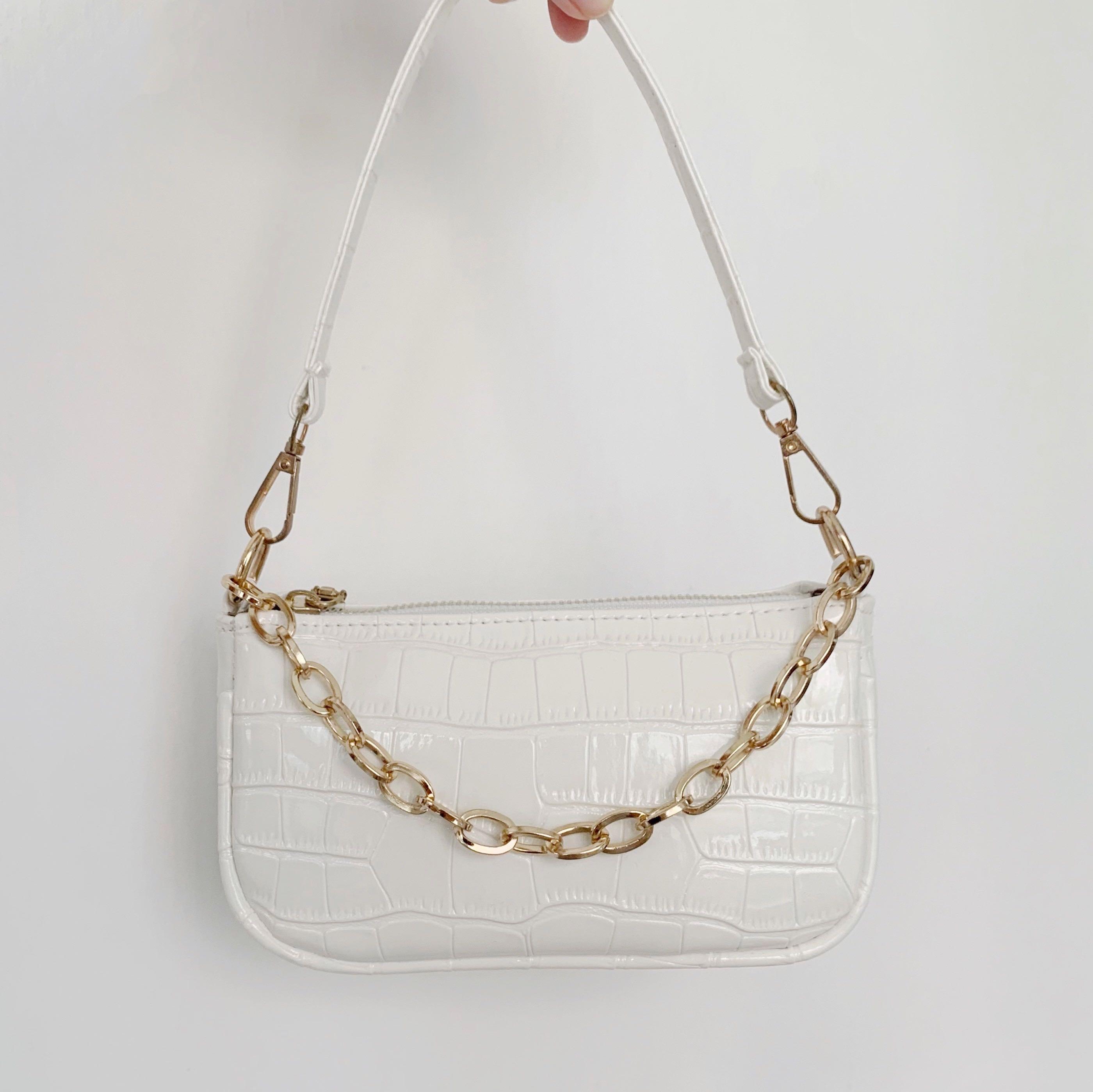 White croc bag store