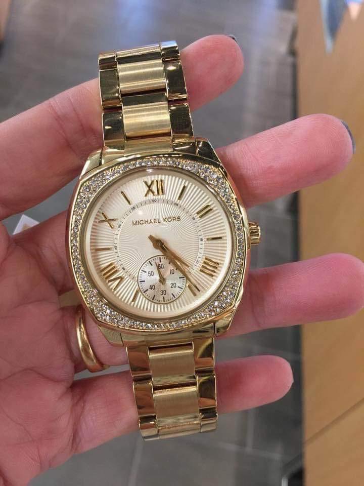 MK BRYN GOLD WITH STONE AUTHENTIC WATCH Women s Fashion Watches