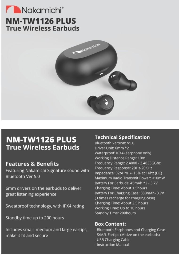 Nakamichi TW1126 Plus
