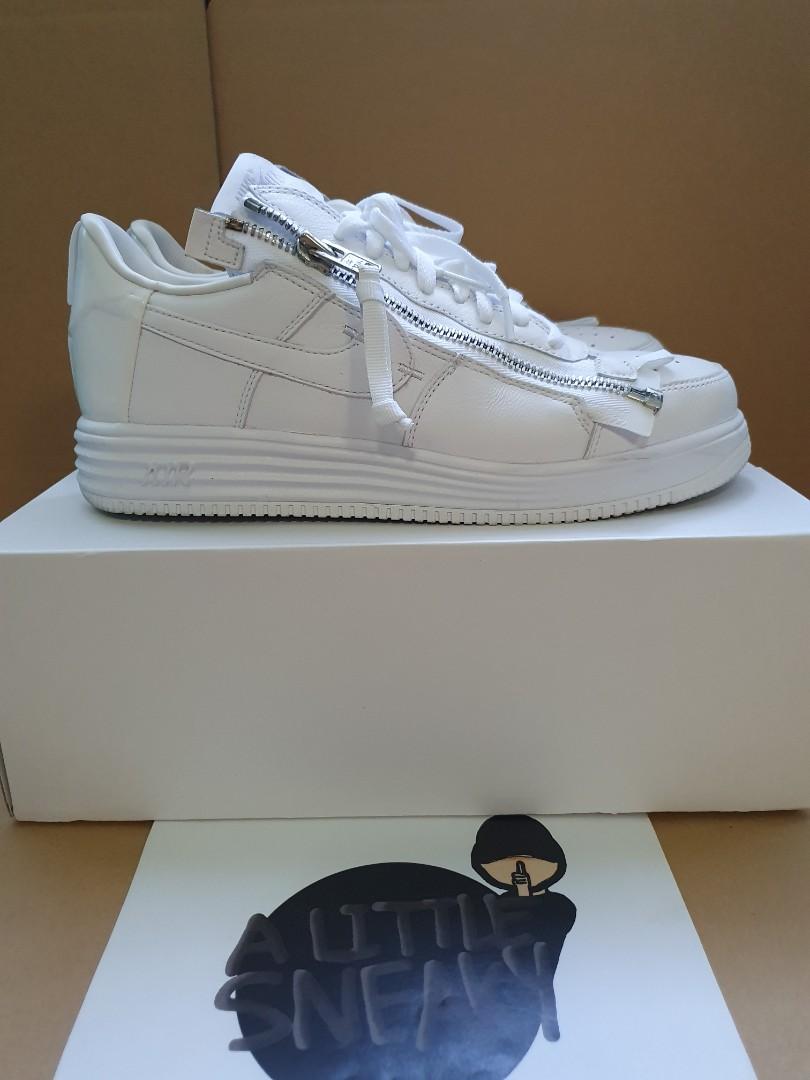 Nike x Acronym Lunar Force 1 AF100 White AJ6247 100 UK9.5 US10.5