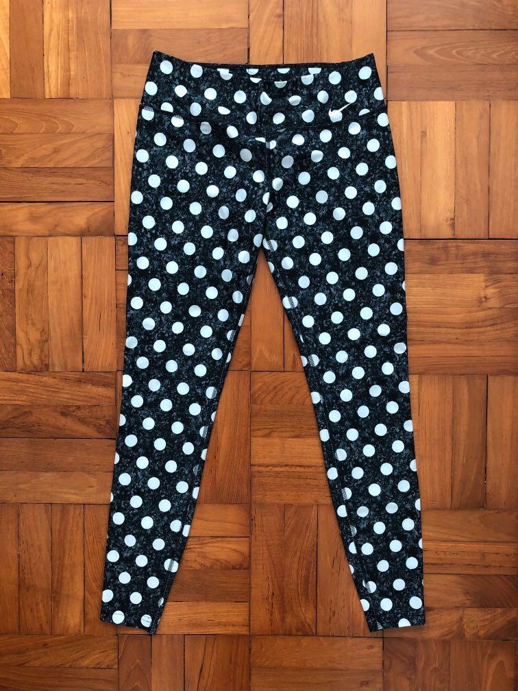polka dot yoga pants
