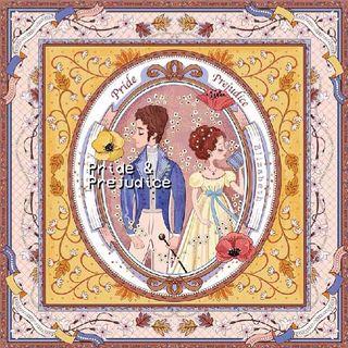 NWT✨ Zoe Land Pride & Prejudice Inspired 100% Silk Square Scarf 90cm NWT✨ Zoe Land Pride & Prejudice Inspired 100% Silk Square Scarf 90cm