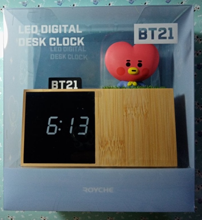 On Hand Tata Bt21 Baby Digital Clock Hobbies Toys Memorabilia Collectibles K Wave On Carousell